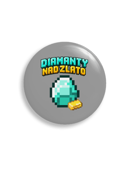 Diamanty nad zlato placka uni