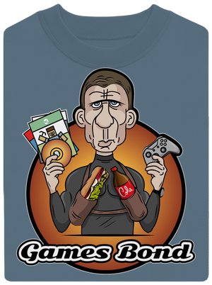 Games Bond unisex mikina bez kapuce Nordic Blue