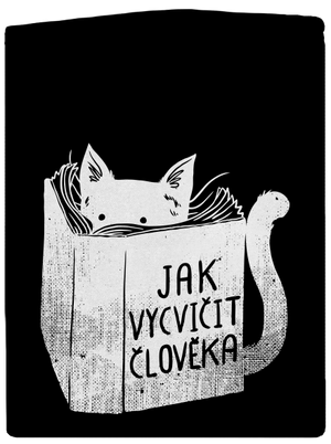 Povinná četba pánská mikina na zip Black