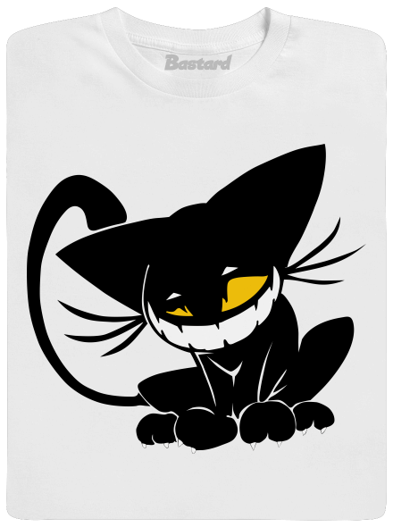 Evil cat pánské tričko White