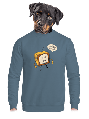 unisex mikina bez kapuce