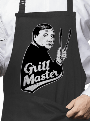 Grill master zástěra Dark Grey