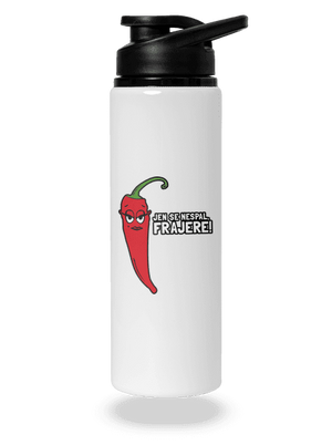 Spalující touha lahev na vodu White