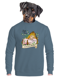 unisex mikina bez kapuce