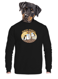 unisex mikina bez kapuce