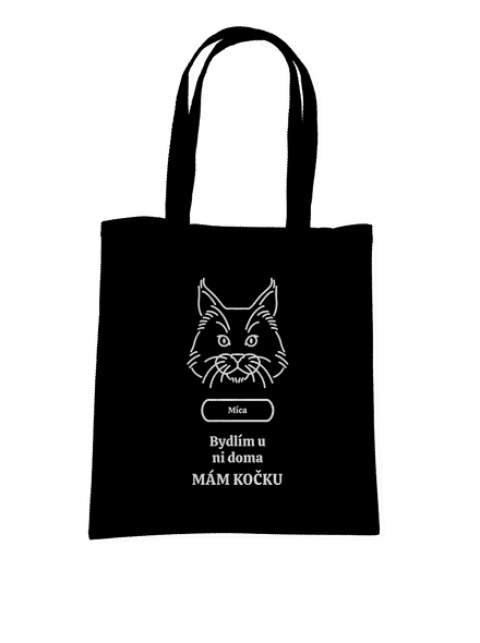 Nemůžu, mám kočku taška Black