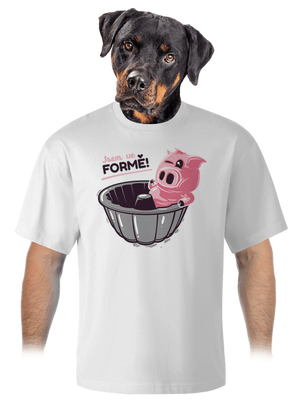 Ve formě unisex tričko oversized White