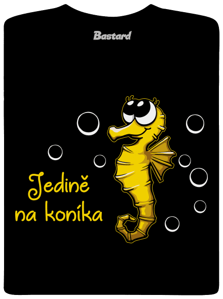 Na koníka - pánské - soukromý potisk pánské tričko Black