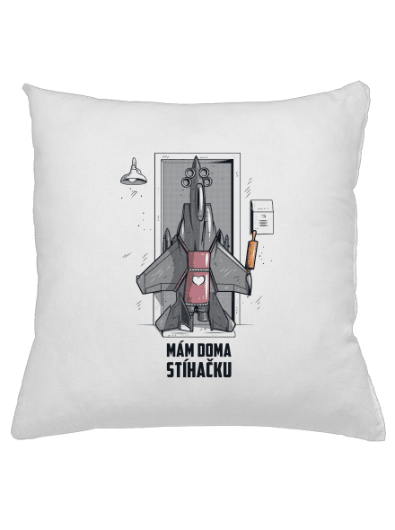 Stíhačka polštář White