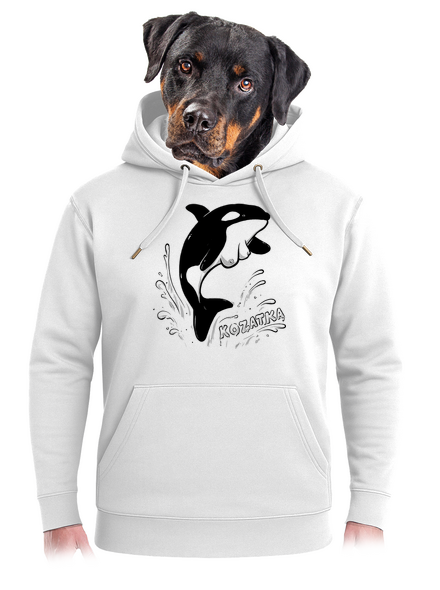 Kozatka unisex mikina premium Snowwhite