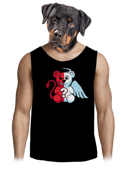 Anděl vs. ďábel pánské tílko Black