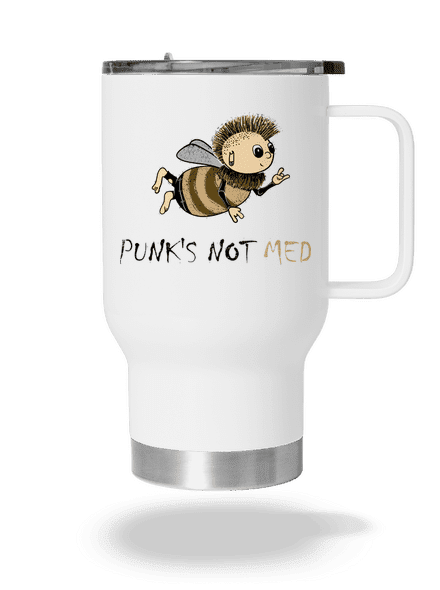 Punks Not Med termohrnek White
