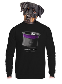 unisex mikina bez kapuce