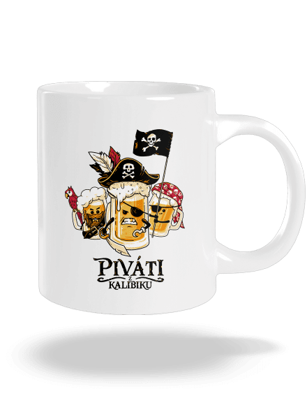 Piváti z Kalibiku velký hrnek White