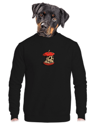 unisex mikina bez kapuce