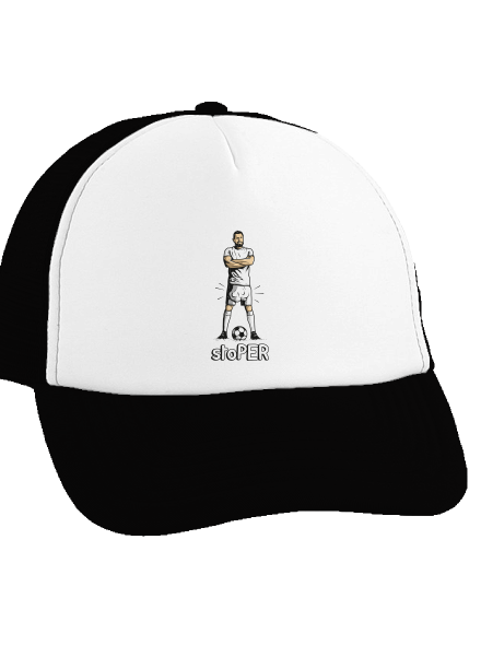 Stoper kšiltovka truckerka Black cap