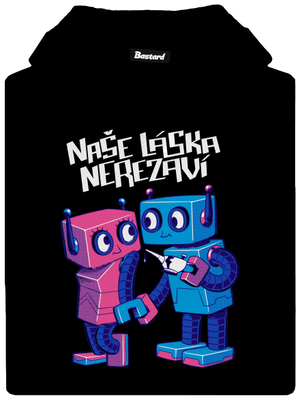 Roboti pánská mikina klokanka Black