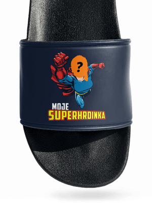 Moje superhrdinka pantofle Navy