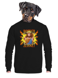 unisex mikina bez kapuce