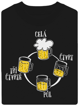 Pivní hodiny unisex mikina bez kapuce Black