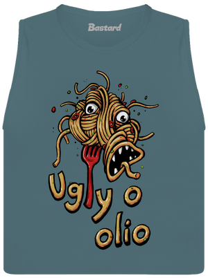 Ugly o olio dámské tílko volné Heather Deep Teal