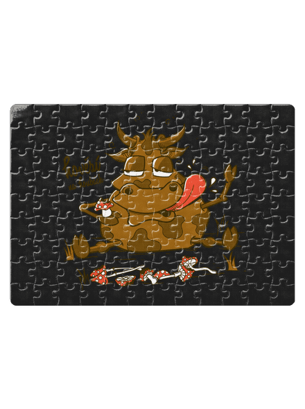 Hovězí na houbách puzzle White