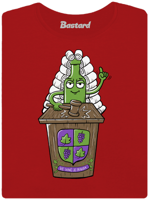 Ve víně je pravda dámské tričko Red Mal