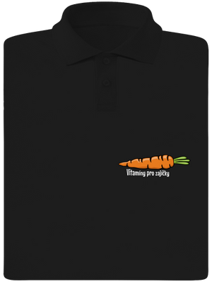 Vitamíny pro zajíčky pánská polokošile Black