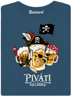 Piváti z Kalibiku dámské tričko premium Petrol Blue