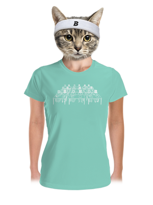 Cimrman: Debil, blbeček dámské sportovní tričko Mint Mal