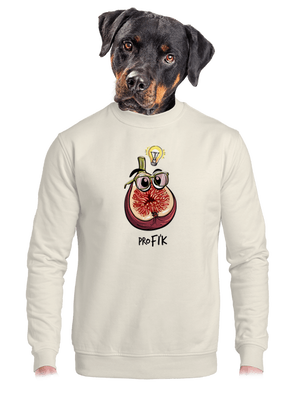 unisex mikina bez kapuce