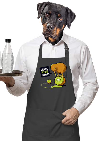 Kiwi zástěra Dark Grey