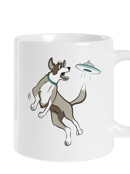 Létající talíř klasický hrnek White