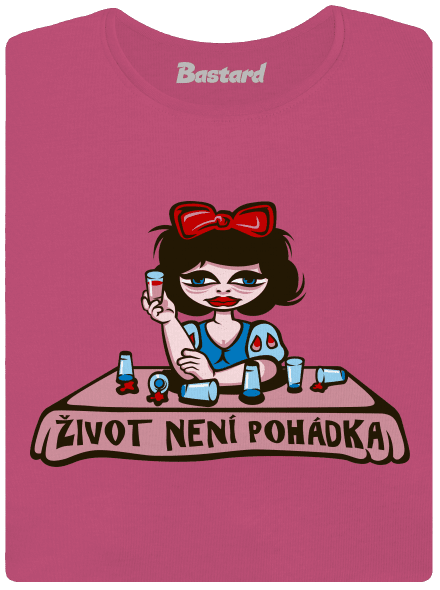 Sněhurka dámské tričko premium Magenta