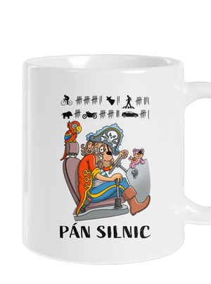 Pán silnic klasický hrnek White