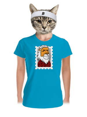 Můj prezident dámské sportovní tričko Blue Atol