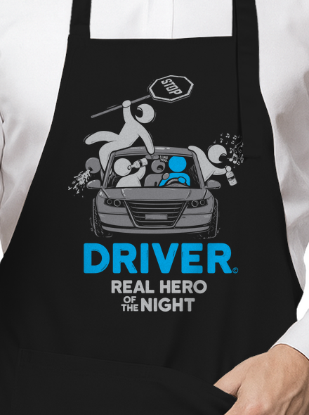 Driver zástěra Black