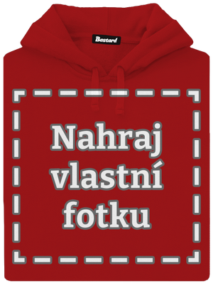 Vlastní potisk dámská mikina klokanka Red Mal
