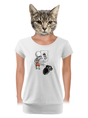 dámské tričko s lemem