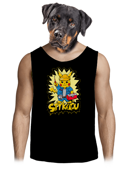 Stykaču pánské tílko Black