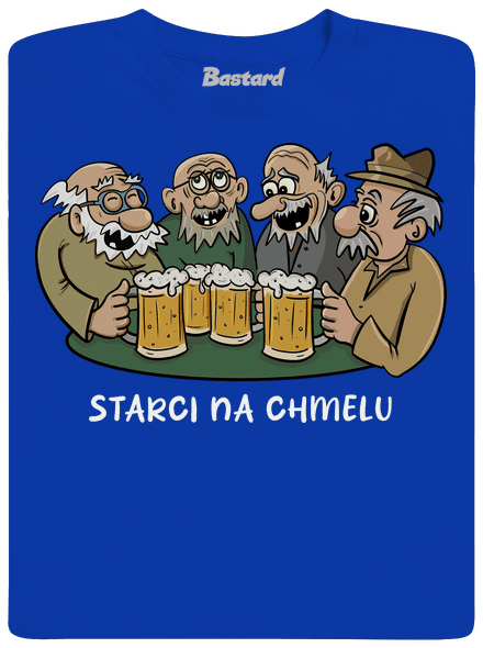 Starci na chmelu pánské dlouhý rukáv Royal Blue