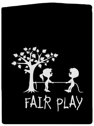 Fair play pánská mikina na zip Black