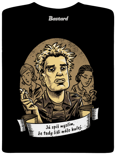 B14: Samotáři pánské tričko Black