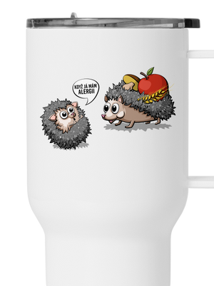 Alergický ježek termohrnek White