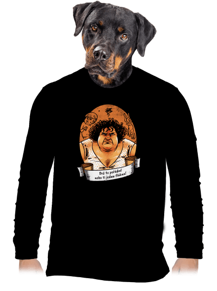 B14: Slunce seno jahody pánské dlouhý rukáv Black