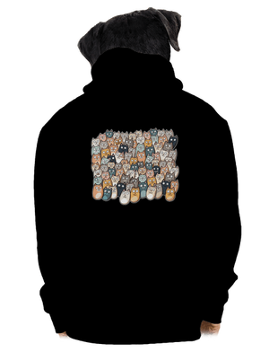 Najdi čerta pánská mikina na zip Black