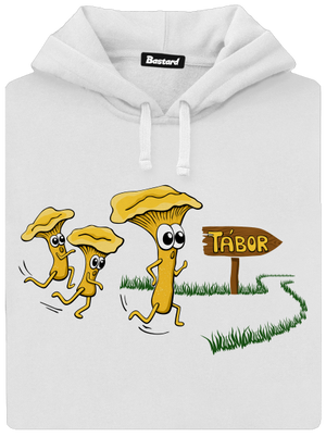 Běží lišky k Táboru dámská mikina klokanka White