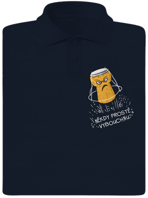 Někdy vybouchnu pánská polokošile Navy Mal