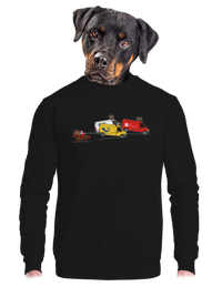 unisex mikina bez kapuce