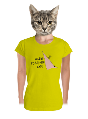 Miluju jízdu dámské tričko premium Lemon